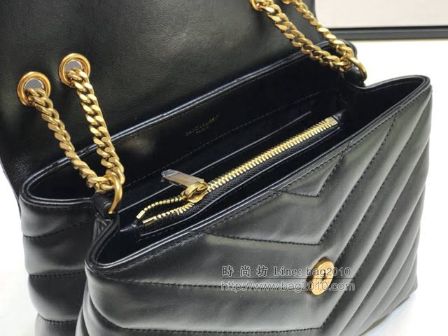 YSL爆款女士包包 聖羅蘭經典款LouLou Y中號形挎包 YSL肩背斜挎包 464676  jjh1171